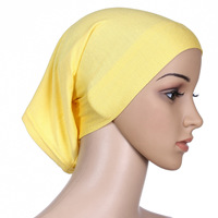 Gorras Hijab al por mayor fácil de usar Jersey algodón mujeres musulmanas debajo de la bufanda señora interior Undercap turbante gorra Hijab Cap