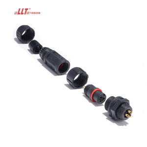 Llt M12 dây để Hội Đồng Quản Trị 3 pin nối điện Bảng điều chỉnh kết nối 2 4 5 6 7 8 2 + 3 pin IP68 Bảng điều chỉnh gắn kết nối - Product Image 4