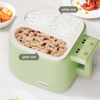 Cuisinière multifonctionnelle à double cuve MeiShengFa OEM 1000W, capacité 1,5L+1,5L