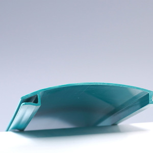 Jiateng Lighting <b>PVC</b> Blue Cover <b>Sheet</b> Single Layer <b>Plastic</b> Extrusion Profile Lamp Cover - Product Image 3