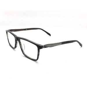 Bán buôn thời trang handmade rắn vuông khung Acetate sợi carbon của nam giới đầy đủ rim kính quang học cho mặc hàng ngày - Product Image 3