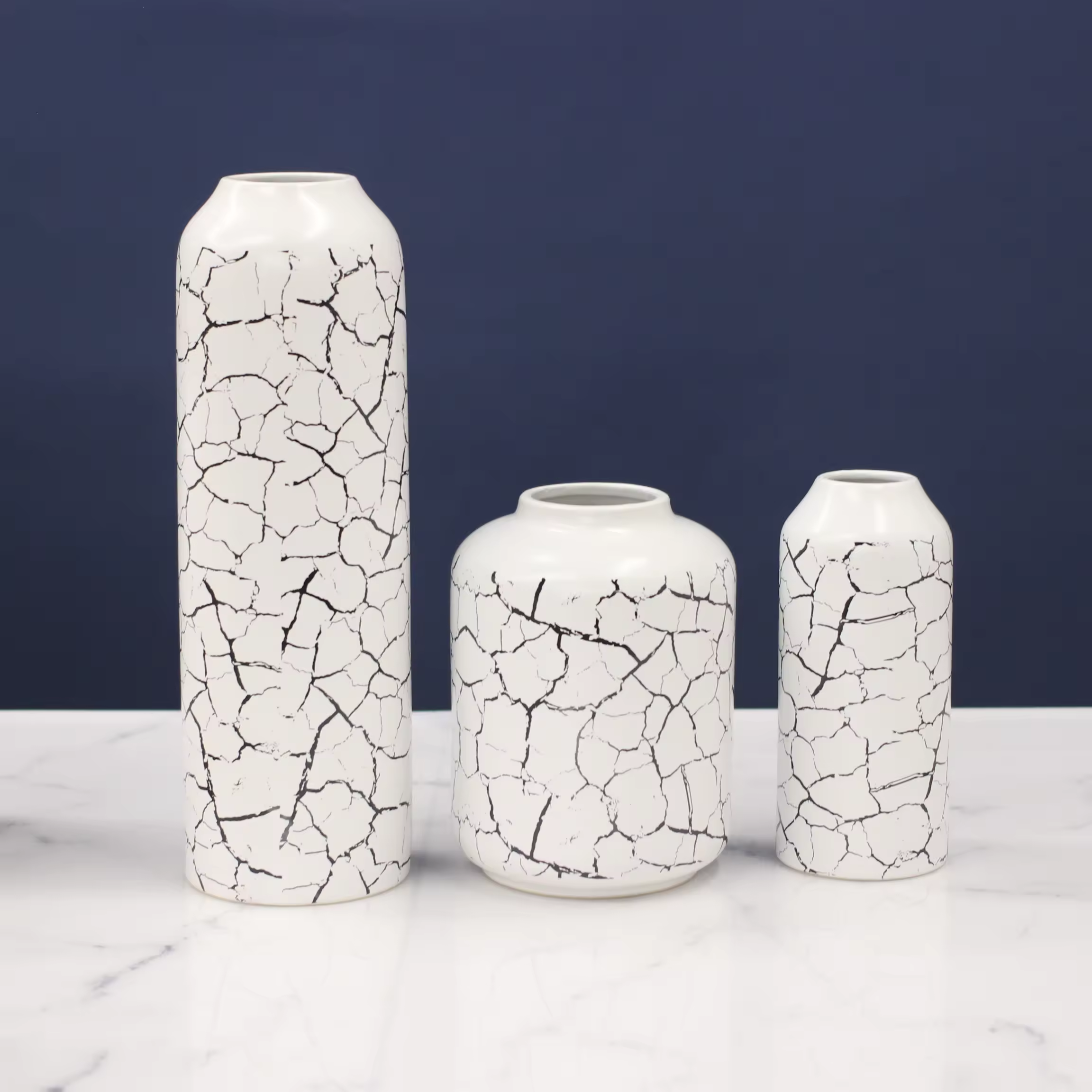 Conjunto de vasos de cerâmica nórdicos modernos vasos de porcelana para decoração elegante de casa