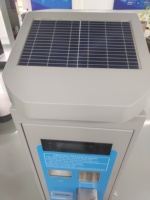 Système de borne de stationnement intelligent multi-paiements pour voirie, acceptant cartes de crédit, NFC, pièces et espèces