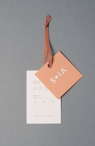 Étiquettes de vêtements durables et écologiques ; étiquettes à logo en relief fabriquées à partir de papier recyclé ; adaptées aux bagages et aux chaussures - Product Image 6
