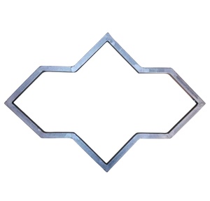OUYA Unique Acier Au Carbone Mudéjar Étoiles Ornementales Clôture Treillis Portes Sous Pression Bois Traité Cadre Métallique - Product Image 1