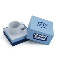 Ensemble de tasses à thé et sous-tasses de luxe, avec impression personnalisée, style européen, coffret cadeau, pour thé et café