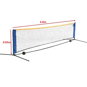 Günstige preis UV stabilisiert faltbare ziel strand tennis net