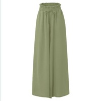 Nouvelle Arrivée 2026 – Culottes Décontractées d'Été Respirantes pour Femmes, Taille Haute Élastique, Coupe Ample (ODM)