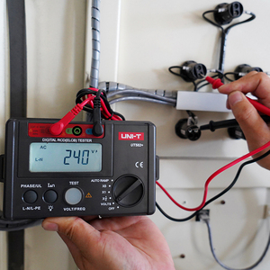 เครื่องทดสอบ RCD (ELCB) ดิจิตอล UNI-T UT582+ พร้อมระบบ AUTO RAMP สำหรับวัดวงจรรั่วไหล พร้อมเสียงเตือนการใช้งานผิดพลาด L71 - Product Image 6