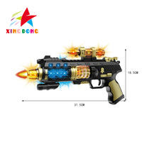OFERTA 2024 Juguetes de Plástico para Niños, Pistola de Sonido y Luz con Vibración, Armas Eléctricas de Juguete, Pistola Subfusil de Juguete para Niños