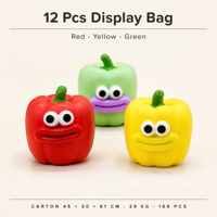 Jouet sensoriel anti-stress Squishy Big Mouth Cube - Soulagement du stress pour enfants et adultes