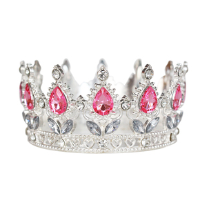 Couronne de cristal de luxe en gros, directement de l'usine, diadème de mariée, accessoires pour cheveux de mariage, décoration de gâteau floral - Product Image 4