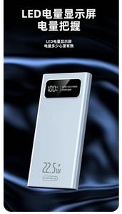 พาวเวอร์แบงค์ชาร์จเร็ว 22.5W พร้อมหน้าจอ LED และพอร์ต USB คู่ - Product Image 4