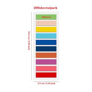 Customize Transparent Sticky <b>Notes</b> Self-Adhesive <b>Book</b> Marker Annotation Reading <b>Book</b> Clear Tab Kawaii Cute Stationery - Product Image 3