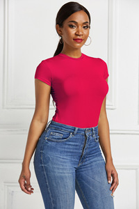 Nuovo Body Aderente da <span class=keywords><strong>Donna</strong></span>, Tuta Intera Sexy Monocolore, Playsuit, Jumpsuit - Product Image 5