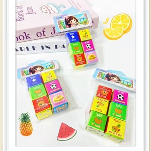 Gommes à effacer en forme de fruits, design de dessins animés variés, pour enfants, fournitures scolaires, outils d'apprentissage créatifs - Product Image 1
