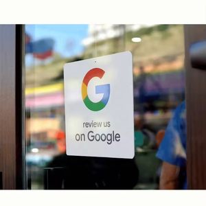 2024 Google Reviewการ์ดNfc Ntg213 215 216 อีพ็อกซี่/เคลือบ/PVCสติกเกอร์ร้านอาหาร/โรงแรม/Take Outหน้าต่างป้ายRFID/ตารางสมาร์ทแท็ก - Product Image 6