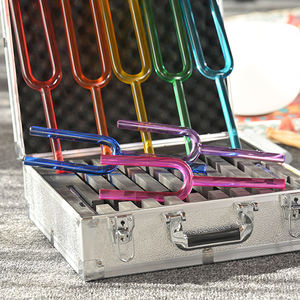 Set Garpu Nada Kristal Kuarsa Kemurnian Tinggi 8-30mm SUCCESS, Alat Penyembuhan Suara Chakra dengan Kotak Diapason - Product Image 2