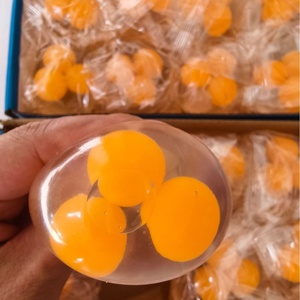 Soft Three-Egg Yolk <b>Ball</b> <b>Squeeze</b> Toy (Not Edible) for Youth Stress Relief and Gifts - Product Image 3