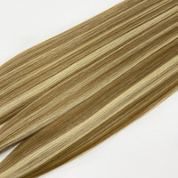 Extensiones de cabello humano Remy de punta plana, accesorio de queratina Real de 22 pulgadas, venta al por menor en Alibaba, virgen europea