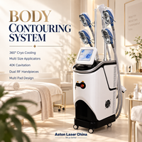 Appareil de beauté multifonctionnel avec système de refroidissement à 360°, applicateurs multiples, équipement professionnel pour salon de beauté et spa