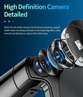 Gafas Inteligentes con IA, Cámara de 8MP, Traducción en Tiempo Real, Asistente de Voz, Control de Música, Grabación de Fotos y Videos, Gafas con Bluetooth