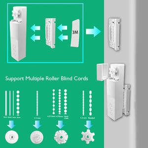 Moteur de chaîne intelligent WiFi LifeLibero Tuya rechargeable 3200 mAh pour ouverture automatique de stores, compatible Alexa Google - Product Image 4