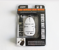 Gitar ses kartı USB ses arabirimi gitar klavye USB bağlantı kablosu amplifikatör ve efektler, PC / Mac kayıt