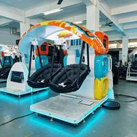 Simulateur de parapente VR double poste pour usage commercial en intérieur, machine de jeu de vol pour parcs d'attractions et centres commerciaux