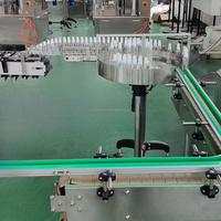 Convoyeur pour ligne de production d'emballage, équipement de remplissage haute productivité pour applications de shampooing, de gel et de liquides visqueux