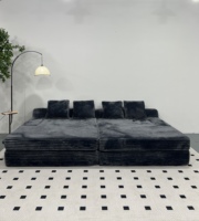 Ensemble de canapés géants haut de gamme Mufang Éponge haute densité inclinable Grand lit de villa pour hôtel appartement salon Design modulaire