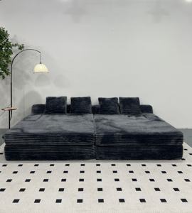 Set divano gigante di fascia alta Mufang spugna ad alta densità reclinabile <span class=keywords><strong>grande</strong></span> letto Villa per <span class=keywords><strong>soggiorno</strong></span> appartamento dell'hotel Design modulare - Product Image 4