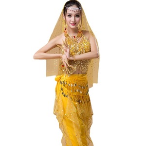 Jh025 Adulto <span class=keywords><strong>Sexy</strong></span> Árabe Traje <span class=keywords><strong>de</strong></span> Danza del Vientre Mujeres Trajes <span class=keywords><strong>de</strong></span> Danza del Vientre Indio 5PCS Vestido para Vestido <span class=keywords><strong>de</strong></span> Actuación - Product Image 5