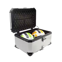 SUNGPO 55L 65L universel moto coffre arrière boîte en alliage d'aluminium porte-bagages Top Case étanche antichoc casque stockage