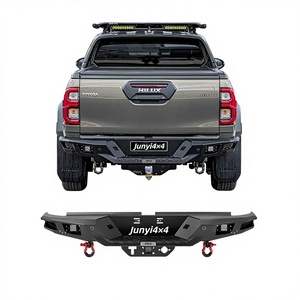 JY4x4 off Road Pare-chocs arrière en acier de haute qualité pour HILUX RANGER NP300 <span class=keywords><strong>TRITON</strong></span> L200 BT50 Pare-chocs arrière AMAROK D-MAX - Product Image 1