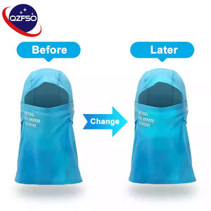Masque de ski QZFSO personnalisé avec logo, fonction thermoréactive, pour le cyclisme en plein air, le sport d'hiver, couvre-visage complet pour homme, balaclava - Product Image 1
