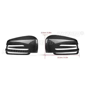 Cubiertas de Espejos Retrovisores de Fibra de Carbono Seca para Mercedes-Benz Clase A, B, C, E, S, CLS, GLK, W204, W207, W212, W176, W218, W221 - Product Image 6