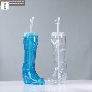 แก้วเบียร์พลาสติกรูปรองเท้าคาวบอยมีหูจับ - Product Image 6