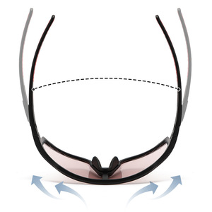Gafas de Sol Deportivas Fotocromáticas con Montura Completa, Lentes Degradadas, 100% Protección UV, para Ciclismo, Senderismo y Uso al Aire Libre, con Correa Ajustable - Product Image 1