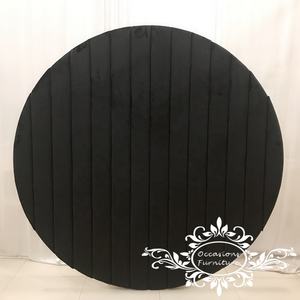 Черный бархатный свадебный фон с воздушными шарами для мероприятий - Product Image 1