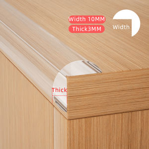 Protector de Esquinas para Mesa y Escritorio, Protección Infantil para Bordes, Anticolisión, Suave, Transparente, Amortiguador - Product Image 4