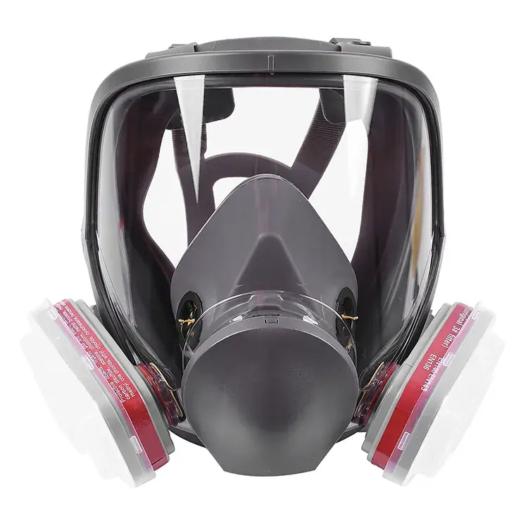 Manufacture Gold Approved Against Chemical Air Filtration Full Face Respirator Gas Masks