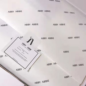 Papel de Envolver para Ropa con Logotipo Impreso Personalizado, 17G, Revestimiento de Resina de Doble Cara para Envolver Regalos y Empaquetar con Pegatinas - Product Image 2