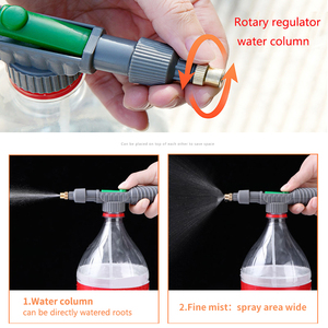 Wholesale Garden Watering Tool Sprayer <b>Manual</b> High Air <b>Pump</b> Adjustable Drink Bottle Spray Head Nozzle Agriculture Tools - Product Image 3