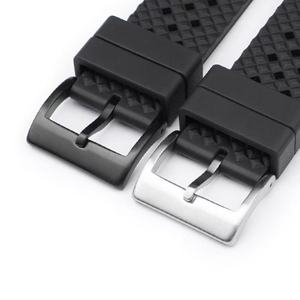 Nouveau style de bracelet de montre universel en caoutchouc FKM 18-24MM à libération rapide, étanche, bracelet de remplacement pour montre Seikoo <span class=keywords><strong>Citzen</strong></span> - Product Image 5
