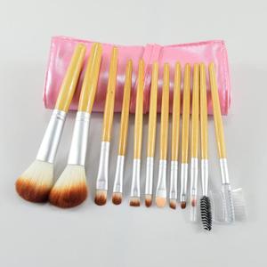Ensemble complet d'outils, 12 pièces, manche en or rose, pinceaux <span class=keywords><strong>de</strong></span> maquillage personnalisables en gros - Product Image 4
