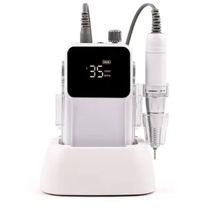 Taladro Eléctrico Profesional Recargable de 35000 RPM para Uñas, Bajo Ruido, USB, Plástico, Diamante, Gel, Pulidor de Esmalte de Uñas - Product Image 1