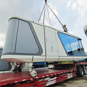 Capsule spatiale mobile sur skid pour sites touristiques, hôtel haut de gamme mobile, espace de détente touristique, pour la planification du tourisme agricole et les circuits thématiques - Product Image 5