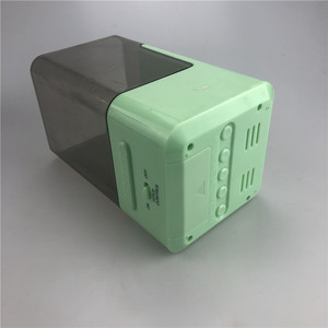 Haonan Office Supplies Store <b>Electronic</b> Pen Holder With <b>Calendar</b> Clock Temperature Display Square Plastic Multifunctional - Product Image 2