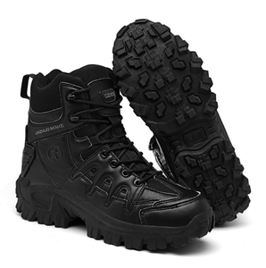 DF29 UNZHUO MAKE High Quality Wholesale SportS Handmade Mountain <b>Hiking</b> Outdoor Rubber Suede Leather <b>Boots</b> - Product Image 2